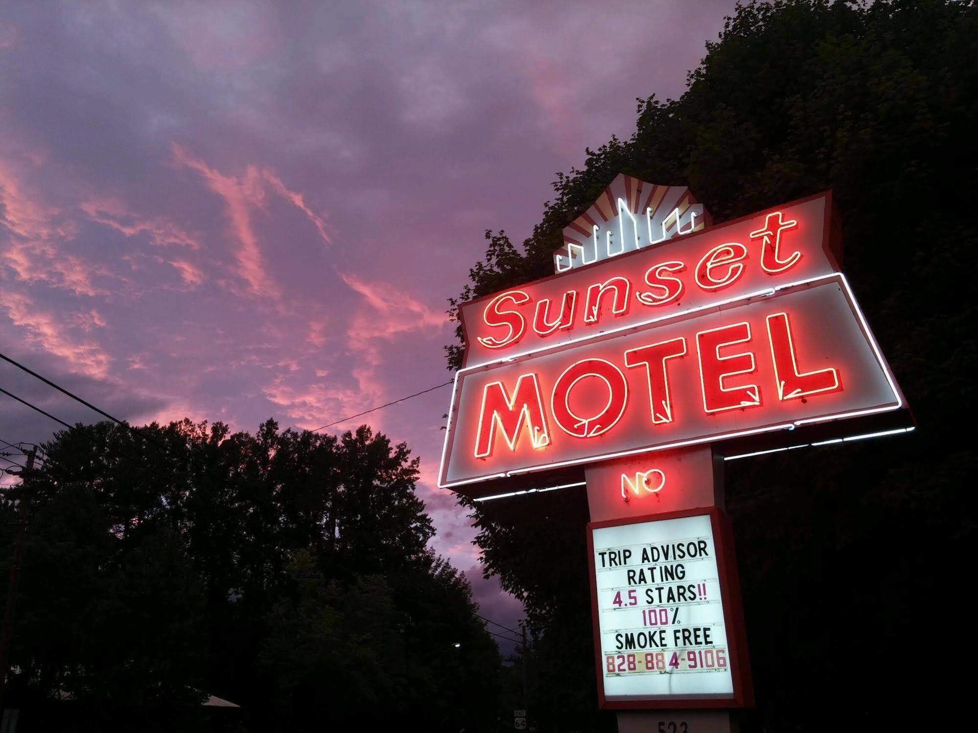 The Sunset Motel Brevard Exterior foto